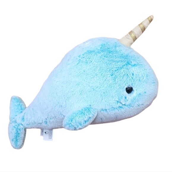 Gund "Nori" Narwhal Plush Stuffed Animal - Picture 1 of 4